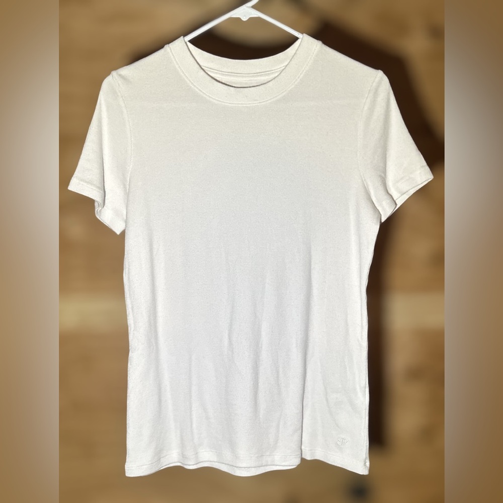 Banana Republic - Ribbed High Neck Tee